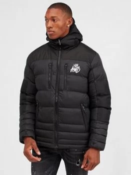 image of Kings Will Dream Boden Padded Jacket - Black, Size L, Men