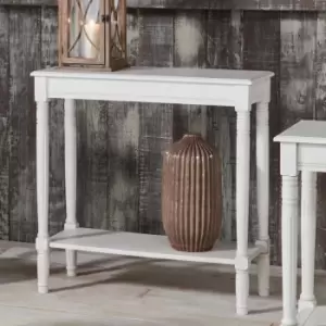 Image of Elizabeth White Pine Wood Oblong Console K/D