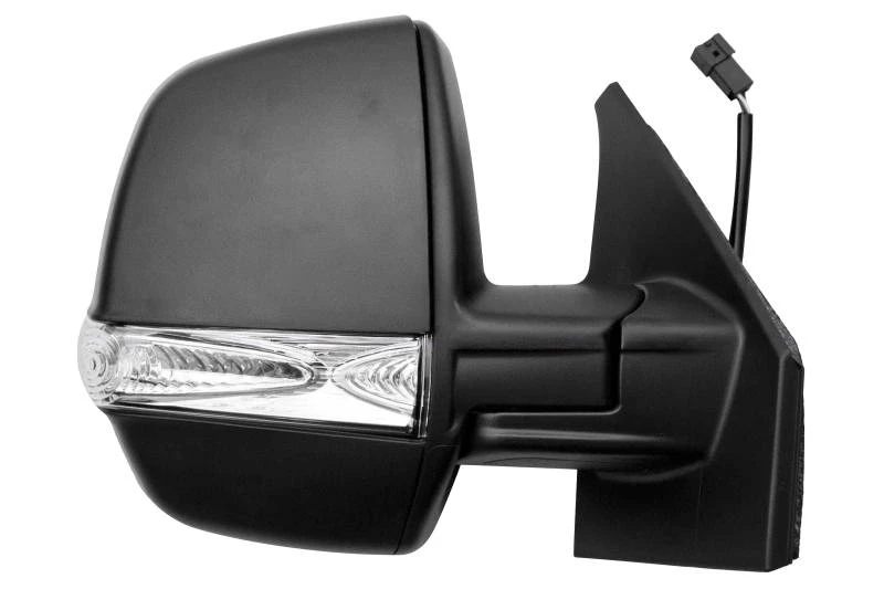 Image of PRASCO FT9107133 Wing mirror Right, black, Manual, Internal Adjustment Outside Mirror (50)