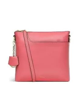 image of Radley Pockets 2.0 Leather Medium Ziptop Crossbody Bag - Sweet Coral