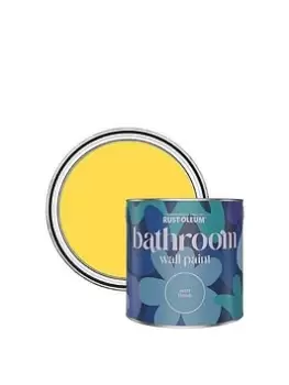 image of Rust-Oleum Bathroom Wall Paint In Lemon Sorbet - 2.5-Litre Tin