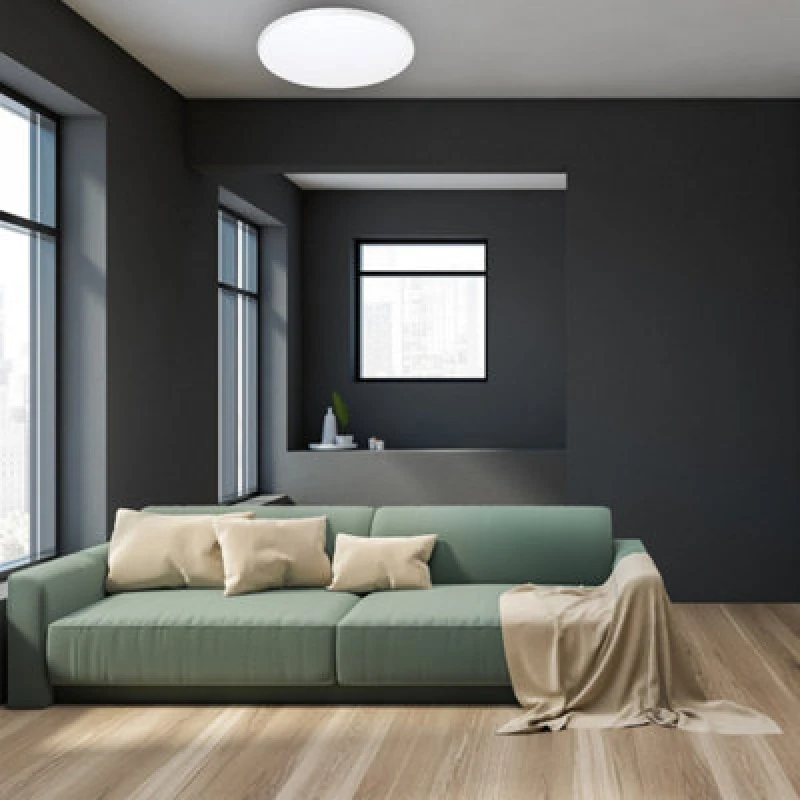 Image of Milagro Siena LED Ceiling Lamp 55cm Chrome And White With Remote White unisex