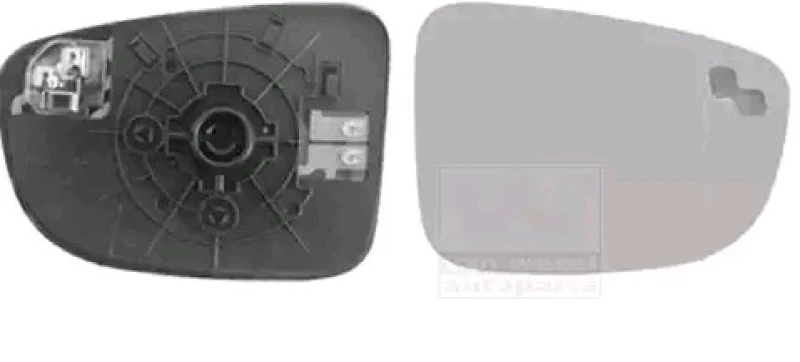 Image of VAN WEZEL 2766838 Wing Mirror Glass * HAGUS * Right Mirror Glass,outside mirror (1914)