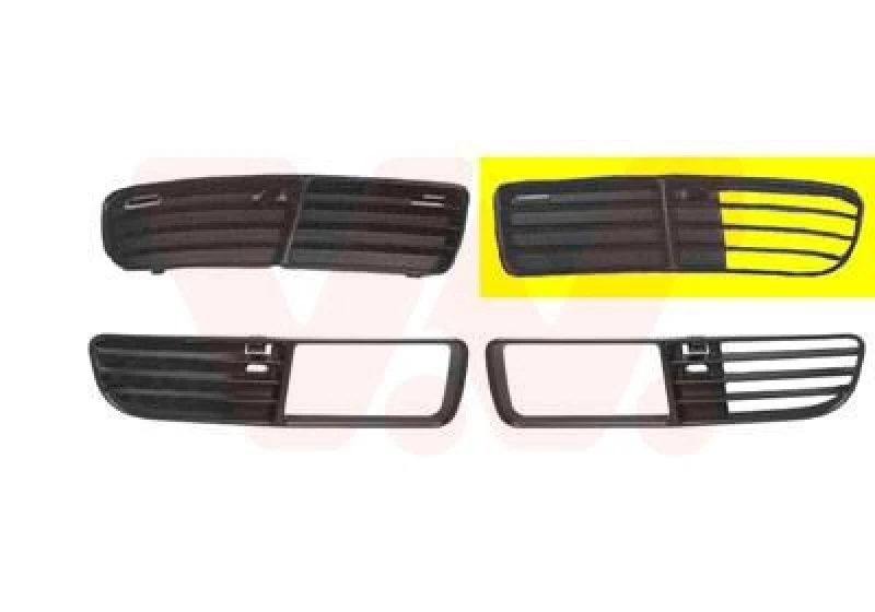 Image of VAN WEZEL Bumper grill VAN WEZEL 5824591