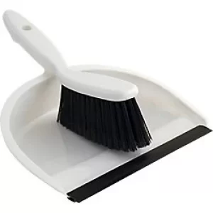 image of Bentley Dustpan and Brush Set P8008 24 x 30 x 7cm Black, White