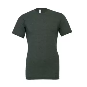 Image of Bella + Canvas Adults Unisex Heather CVC T-Shirt (XS) (Heather Forest Green)