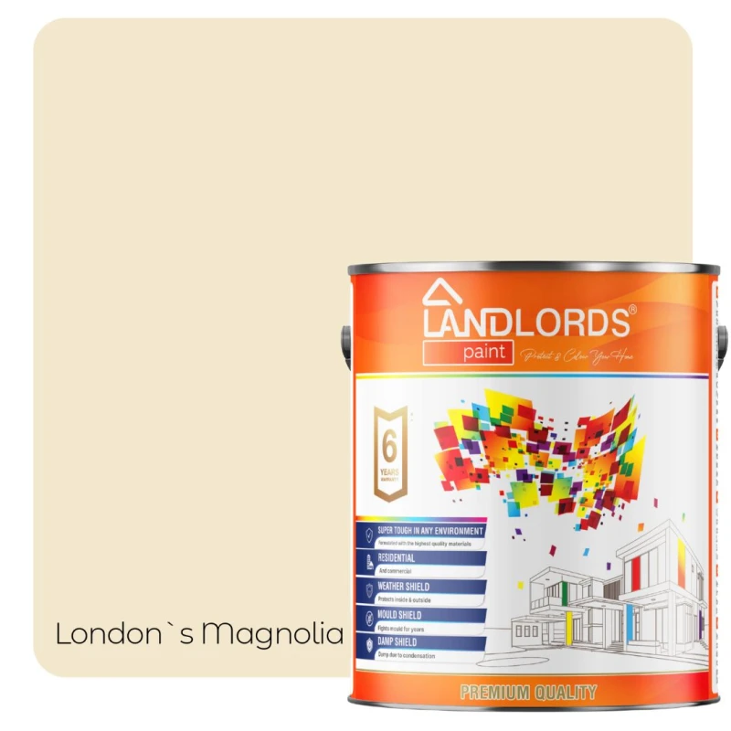 Image of LANDLORDS PAINT One Coat Paint - 10L in London's Magnolia London's Magnolia Unisex 10L