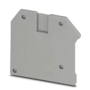 image of Phoenix Contact, D-UK3-MSTB End Cover for Modular Terminal Block