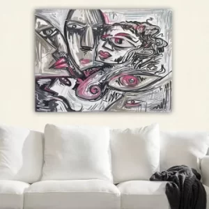 Image of 268502588_70100 Multicolor Decorative Canvas Painting