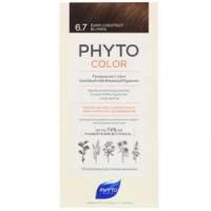 image of PHYTO Phytocolor New Formula Permanent: Shade 6.7 Dark Chestnut Blonde