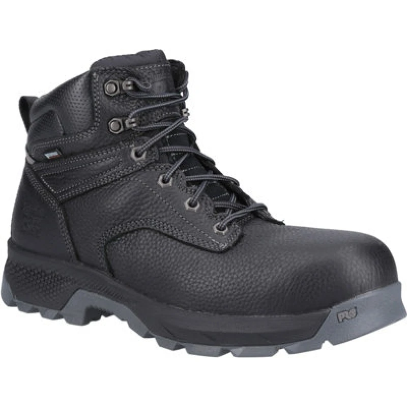 Image of Timberland Pro Mens Titan 6' Waterproof Safety Boots UK Size 10.5 (EU 45) Black TIM095-BLACK-10.5