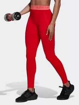 Image of adidas Techfit Badge Of Sport Tights, Blue Size XL Women