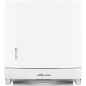 Image of CWS ParadiseLine Paper Slim folded paper towel dispenser, for paper towels folded lengthwise, with push button