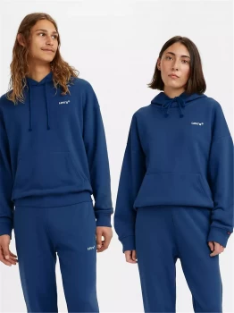 Image of levis Sweatshirt Unisex Blue Cotone - Cotton