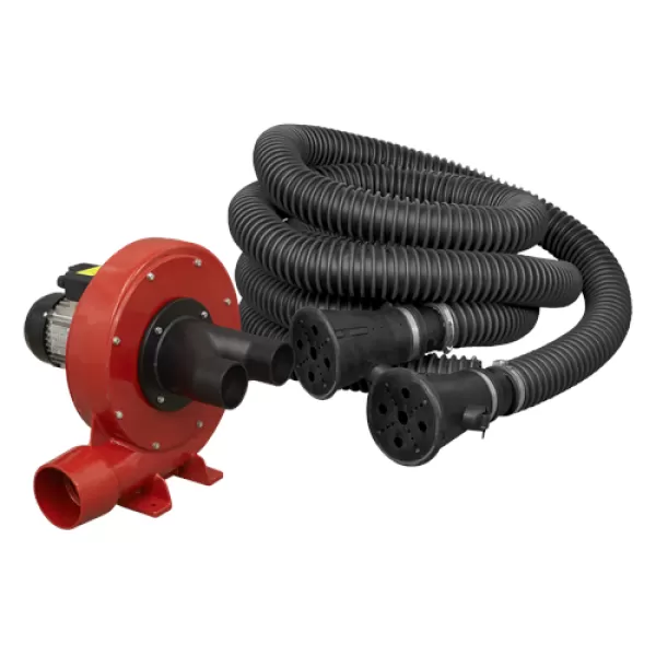 Image of Genuine SEALEY EFS102 Exhaust Fume Extraction System 230V - 370W - Twin Duct