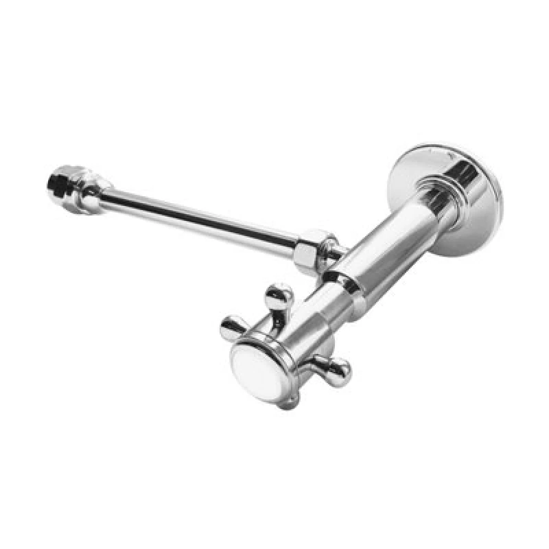 Image of Balterley Ceramic Accessories Cistern Cut Off Valve Chrome Silver unisex