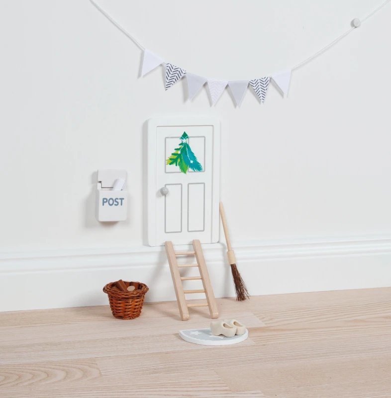 Image of Goki Five Piece Wooden Elf Door 60686