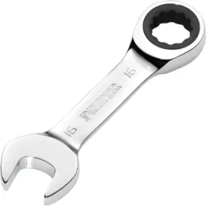 Image of Draper Hi-Torq Stubby Ratchet Combination Spanner 16mm