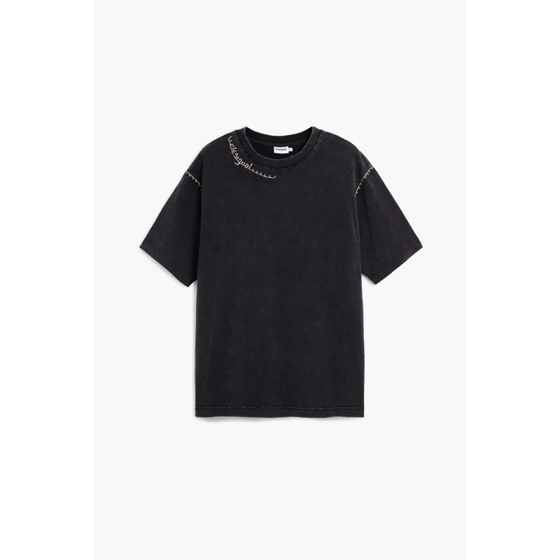 Image of Desigual Sewn T-Shirt Desigual Noir Male XL
