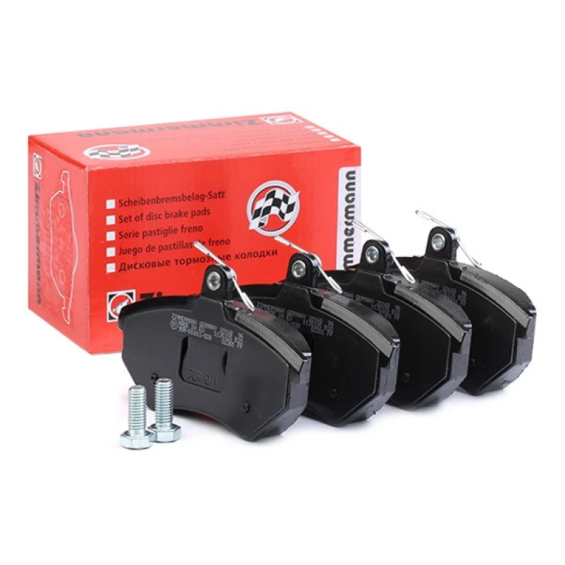 Image of ZIMMERMANN 20168.190.1 Brake pad set Front Axle, Photo corresponds to scope of supply, with bolts/screws Brake Pad Set,disc brake (402)