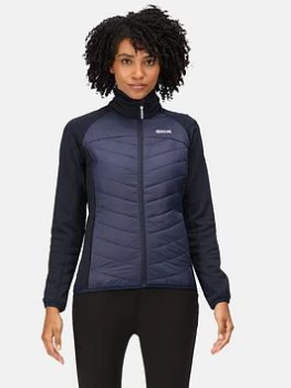 image of Regatta Clumber II Hybrid Quilted Jacket - Navy, Size 12, Women