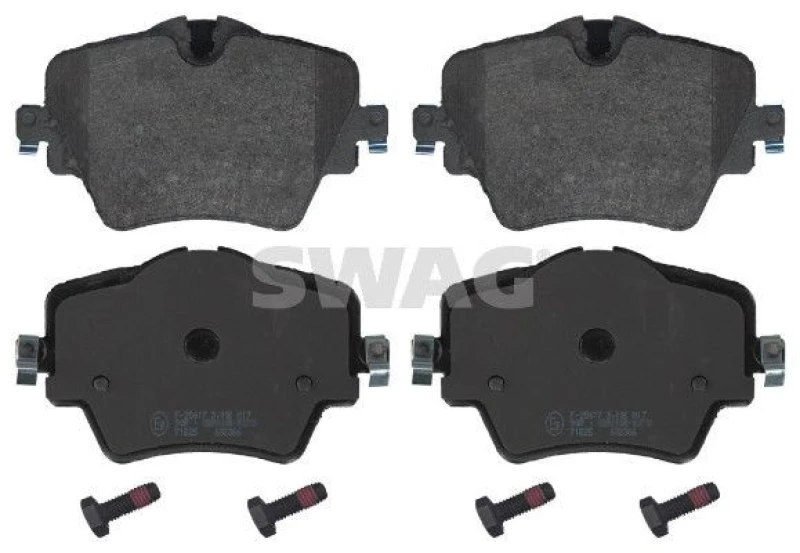 Image of Brake pad set SWAG 20 91 6908