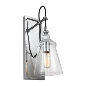 Image of Feiss Loras 1 Light Wall Light Chrome