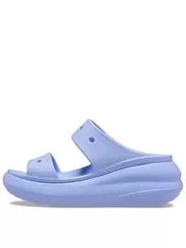 Image of Crocs Classic Crocs Crush Sandal - Moon Jelly, Purple, Size 5, Women
