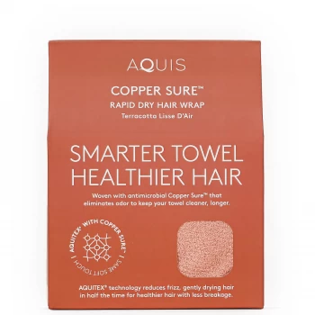 image of Aquis Anti-Microbial Rapid Turban - Copper