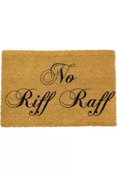 Image of No Riff Raff Doormat - Regular 60x40cm