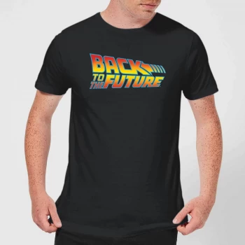 Image of Back To The Future Classic Logo T-Shirt - Black - 3XL - Black