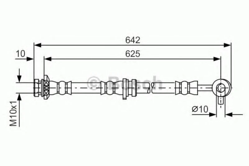 Image of Bosch 1 987 481 572 Brake Hose Brake Hose (83)
