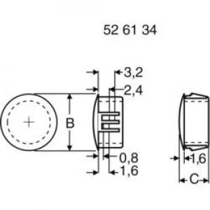 Image of PB Fastener 430 2791 White x L 69.0 mm x 19.1 mm