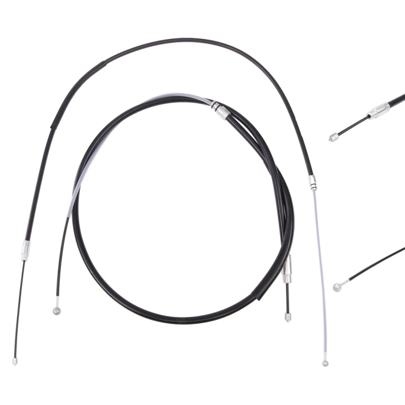 Image of RIDEX 124C1368 Brake Cable Left Rear, 1155mm Cable,parking brake (124)
