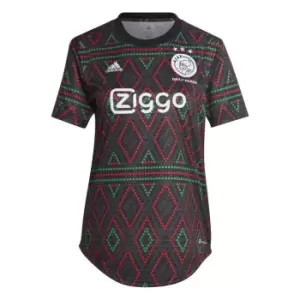Image of adidas Ajax Third Pre Match T-Shirt Womens - Black