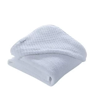 image of Clair de Lune Honeycomb Hooded Towel - White