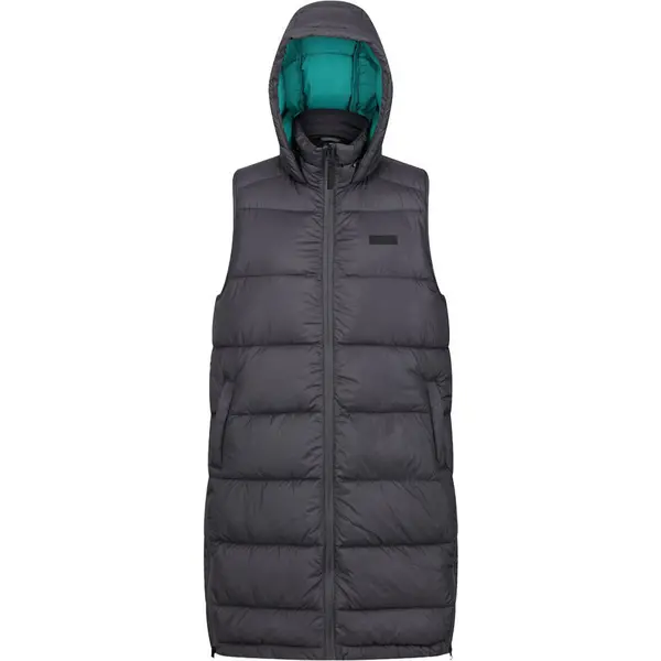 Image of Regatta Womens Ganella Long Padded Hooded Bodywarmer Gilet 10 - Bust 34' (86cm)