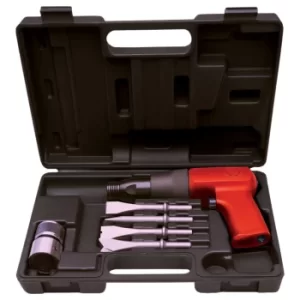 image of CP7110 RED. Vibration Air Hammer Kit C/W 4 Chisels