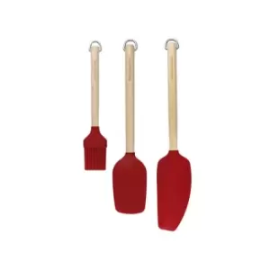 image of 3 Piece Birchwood Baking Set Red - Kitchenaid