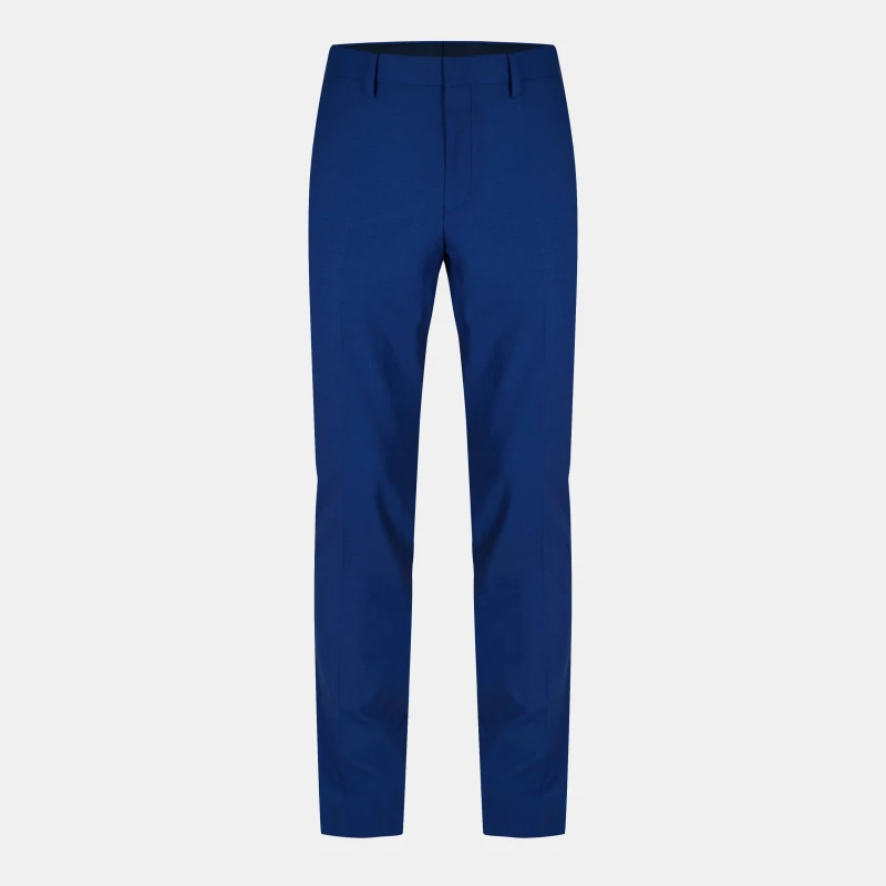 Image of Boss Mens H Genius Mm Straight Leg Trousers Navy male M