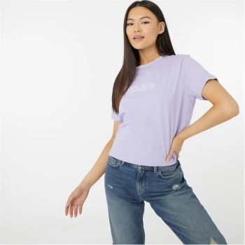 image of Jack Wills Milsom Boxy T-Shirt - Lilac