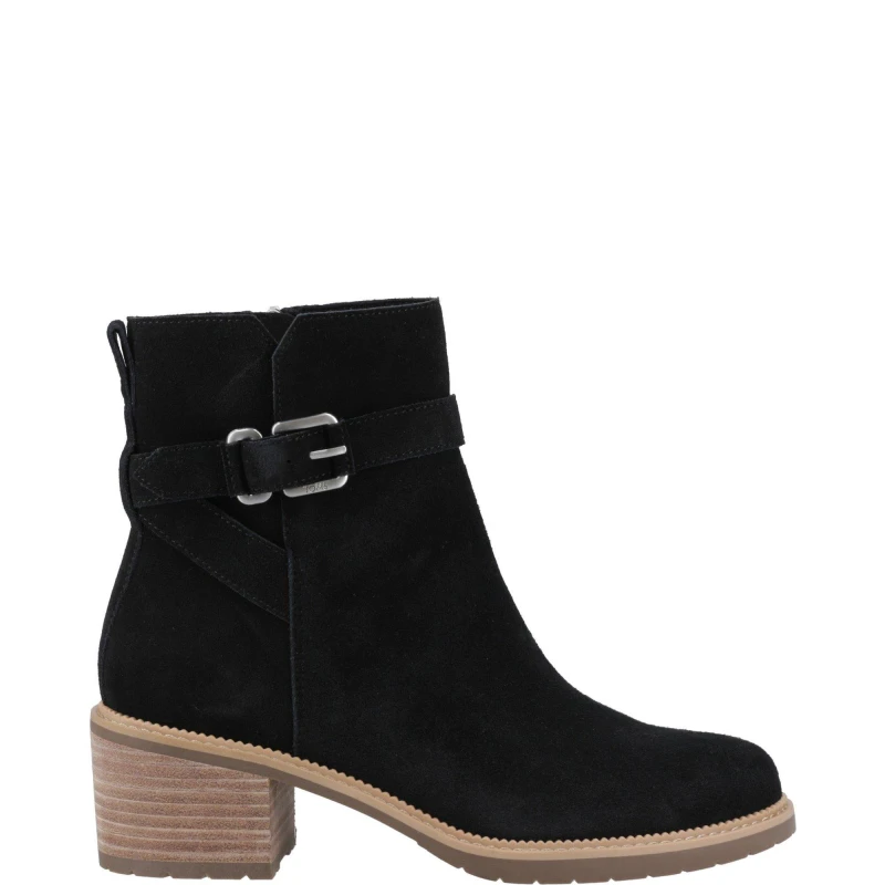 Image of Toms Hailey Buckle Ankle Boot Black female 8 (42)