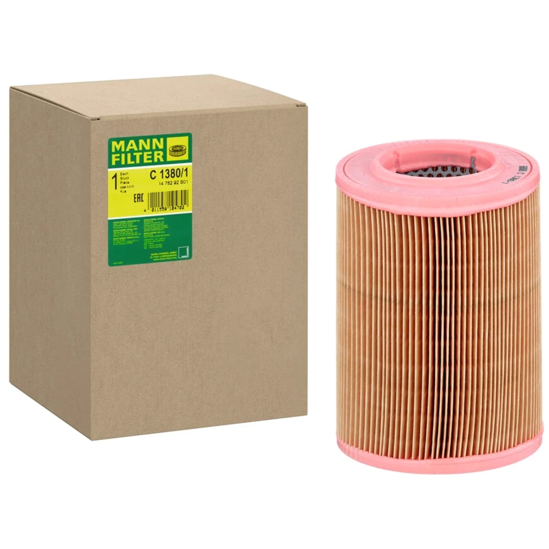Image of MANN-FILTER C 1380/1 Air filter Filter Insert Air Filter (8)