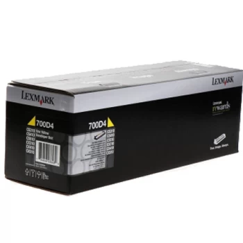 Image of Lexmark 700D4 70C0D40 Yellow Original Developer Unit
