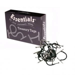 Image of Value Treasury Tag Met 127mm Pack of 100