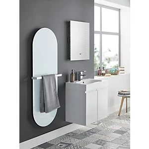 image of Wickes Talana White Gloss Wall- Hung Compact Units - 400 mm