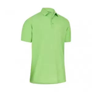 image of Callaway 2022 EMEA VENTILATED HEAT POLO SUMMER GREEN HTR - L