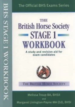 Image of The British Horse Society Stage 1 Workbook by Melissa Troup and Margaret Linington-Payne and British Horse Society Paperback