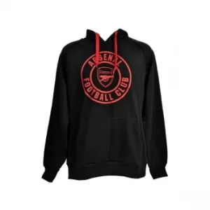 Image of XL Arsenal Crest 240g Hoody Black