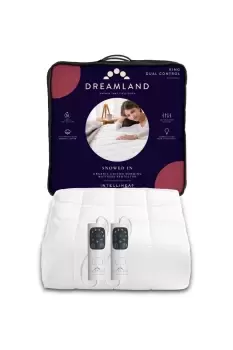 image of 'Snowed In' Organic Cotton Warming Mattress Protector King Size, 2 Controls